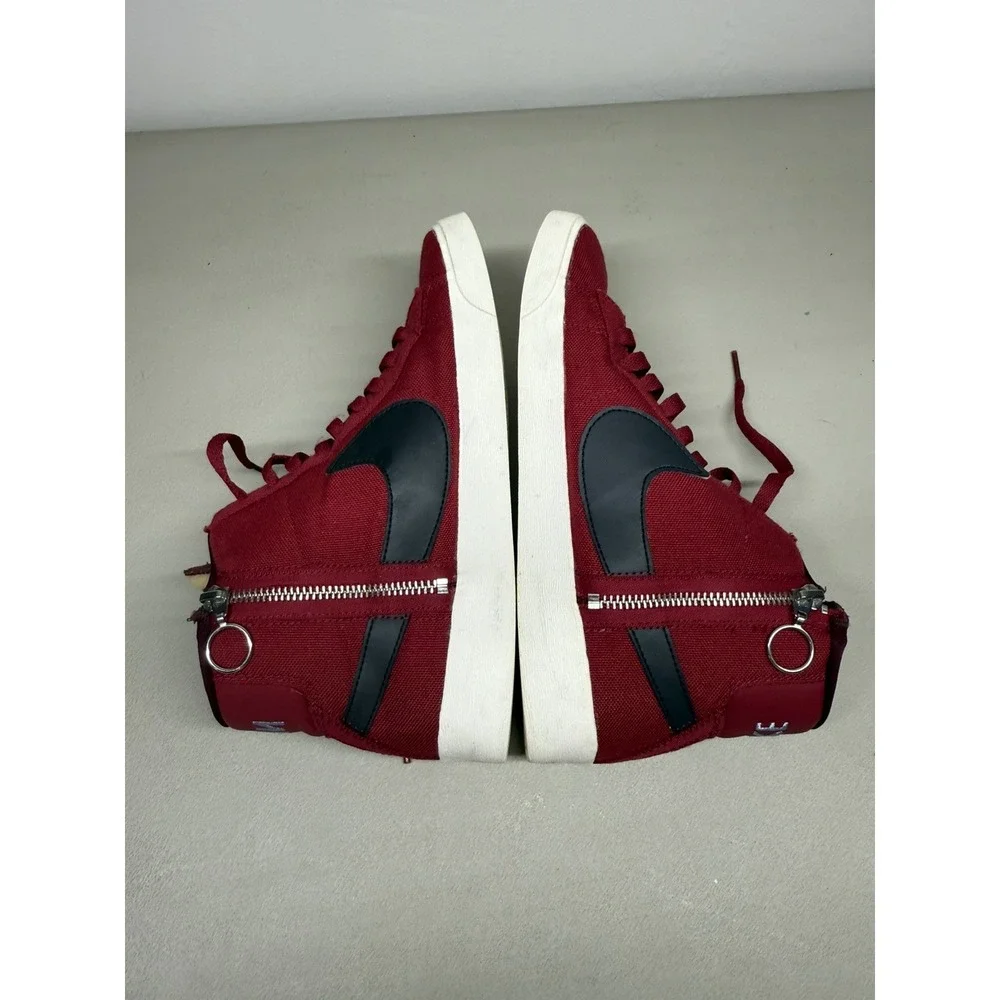 Nike Blazer Mid Rebel (Womens Size 8) Shoes BQ4022 603 Noble Red Multicolor